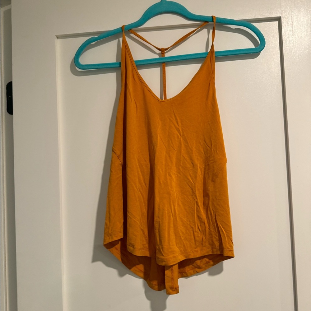 Women's Mustard Yellow Strappy Top